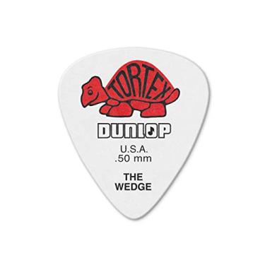 Imagem de Palheta Dunlop 424P.50, TORTEX Wedge 0,50mm Pacote com 12 Unidades