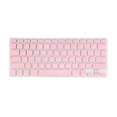 Imagem de Capa de teclado TPU Película protetora de teclado à prova de poeira compatível com Apple MacBook Air 13,3 polegadas A1466 / A1369 rosa
