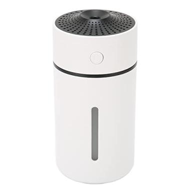 Imagem de Umidificador de carro, Mini umidificador colorido Ultra Silence com desligamento automático com 2 modos de névoa para quarto para sala de escritório(Branco)