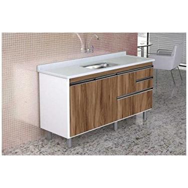 Imagem de Armario 158cm Coliseu Nogal Sevilha Rorato