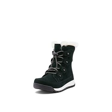 Imagem de SOREL Bota de renda Young Whitney II Joan Botas de inverno imperme veis, Preto, marrom, 8 Toddler