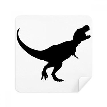 Imagem de Dinosaur Black Bones Bone Glasses Pano Limpador de Tela Tecido de Camurça Pacote com 2