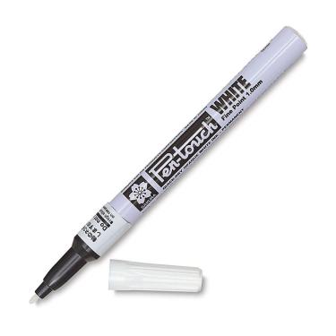 Imagem de Caneta Marcador Permanente Pen Touch Ponta 1.0mm Sakura Cor Branco