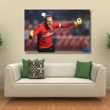 Imagem de Quadro decorativo Mito Rogerio Ceni com Tela de Tecido