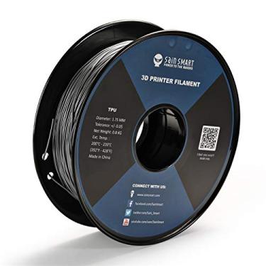 Imagem de SainSmart Filamento de impressora 3D de TPU flexível de 1,75 mm, cor sólida, precisão dimensional +/- 0,05 mm (brilho líquido)