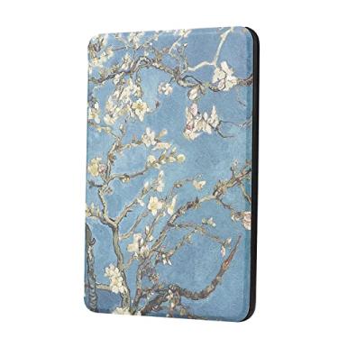 Imagem de Capa de couro para E-book para Kindle 658 (10ª geração, versão 2019) - Capa protetora leve de couro premium de poliuretano com Auto Sleep /
