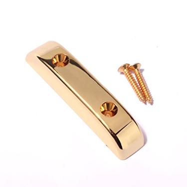 Imagem de Descanso de polegar de madeira de plástico dourado com 2 peças de parafusos para peças de baixo