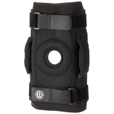 Imagem de Joelheira de Neoprene Articulada Poli Centrica com Cintas Ajustáveis, Ortho Pauher, Preto, Pequeno