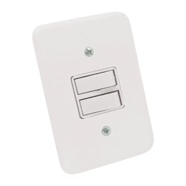 Imagem de Conjunto de Interruptor Simples com Tomada 4x2 20A Branco