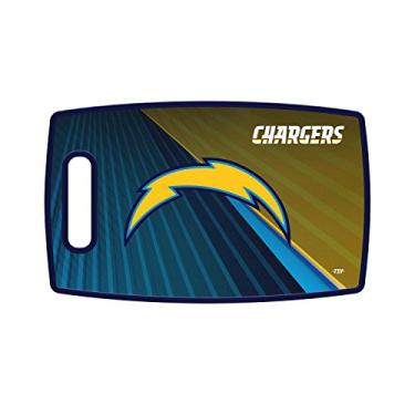 Imagem de Tábua de corte grande Sports Vault NFL Los Angeles Chargers, 36,8 cm x 23 cm