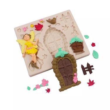 Imagem de Molde De Silicone Bosque/Jardim Encantado, Fada