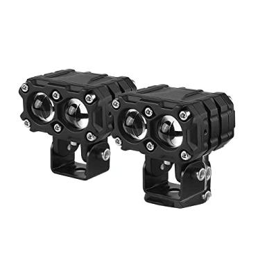 Imagem de TOTMOX 2 peças de LED para motocicleta holofote de neblina 25W 4500LM luz de condução LED cubo luz LED