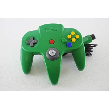Imagem de Joystick Old Skool Classic com controle de fios para sistema de jogos Nintendo 64 N64 – Verde