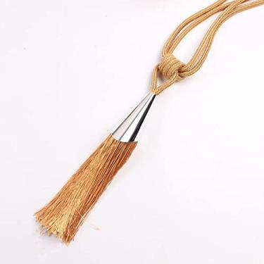 Imagem de Suportes de cortina Luxuoso e simples fivela de cortina de metal corda pendurada bola pendurada borla, T2,1 Pçs