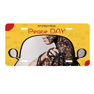 Imagem de DIYthinker Religião Nude Morena Beauty Body Gal Placa de Licença Etiqueta Decoração de Carro Dia da Paz