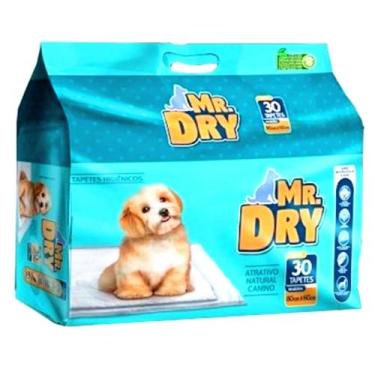 Imagem de Tapetes Higiênicos Para Cães Mr Dry 30Uni