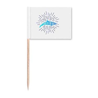 Imagem de Marcador de palito de dente de golfinho para natação e mar
