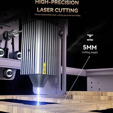 Imagem de DOYING A5 Pro 40W Engraver CNC Desktop DIY Engraving Cutting Machine with 410x400 Engraving Area Compression Eye Protection Fixed-Focus Quick Assembly for Metal Wood Bamboo