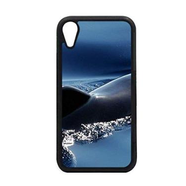 Imagem de Capa para iPhone XR da Apple com imagem da natureza da baleia do mar e água oceânica
