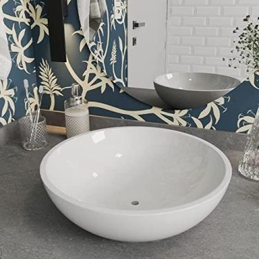 Imagem de Cuba Pia para Banheiro Redonda Venus Cor: Branco