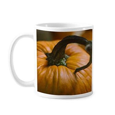 Imagem de Caneca com foto de abóbora fresca, caneca de cerâmica para café e porcelana