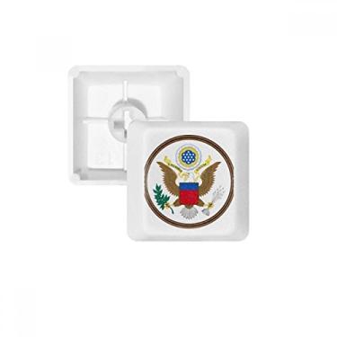 Imagem de Kit de atualização de teclado mecânico PBT com emblema nacional dos Estados Unidos