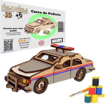 Quebra Cabeça 3D Carros - Movido a Fricção - Red em Promoção na