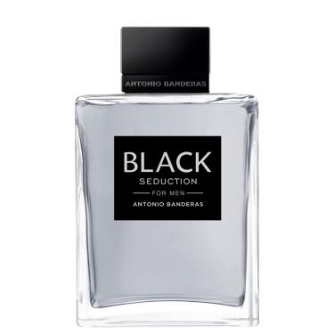 Imagem de Seduction in Black Antonio Banderas EDT - 200ml Blz
