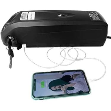 Imagem de Ebike Bateria 52 V 48 V 36 V 15ah 18ah Bateria De Bicicleta Elétrica Com Proteção Bms, Bateria De Íon De Lítio Caixa À Prova Dwaterproof Água, Porta De Carregamento Usb Para 1000 W 750 W 500 W 200