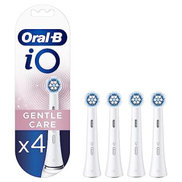 Imagem de Oral-B Cabeças de escova de substituição iO para escova de dentes elétrica para limpeza suave em áreas sensíveis e gengivas mais saudáveis, brancas
