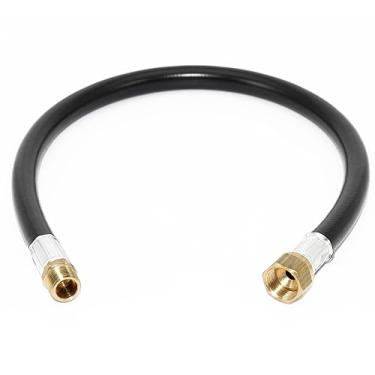 Imagem de Flame King Conjunto de mangueira de borracha térmica de propano, 61 cm, ID de 3/20.3 cm para trailers e trailers de viagem