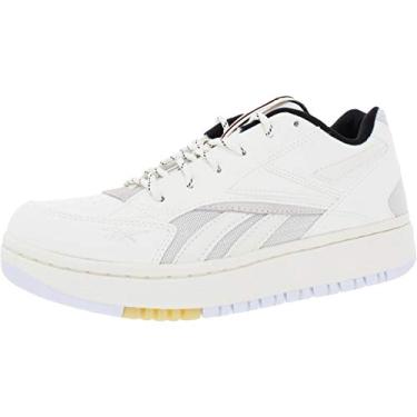 Imagem de Reebok Tênis feminino Court Double Mix, Giz/clássico branco/preto, 9.5