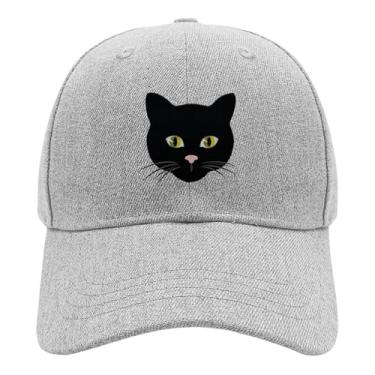 Imagem de Boné de caminhoneiro feminino Dad Hats I Love My Void Kitty bordado snapback, Pálido, Tamanho Único