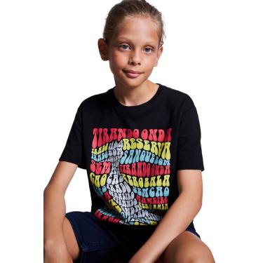 Imagem de Infantil - Camiseta Algodão Estampada Tirando Onda Reserva Mini Preto  menino
