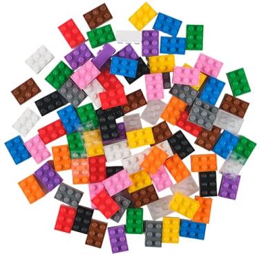 Imagem de Strictly Briks Compatible with Lego Classic Bricks Starter Kit, 96 Pieces, 2x3 Studs, Building Creative Play Set for Ages 3 and Up, 100% Compatible with All Major Brands Multi 12 Color 2x3-96 Pieces
