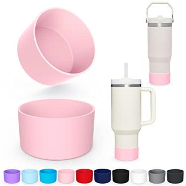 Imagem de Capa de bota de 25 cores para Stanley 1,18 l Quencher & IceFlow 597 g 850 g, 2 peças protetor copo copo copo de silicone capa de bota para stanley, copo de água acessórios, antiderrapante, lavável na lava-louças