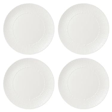 Imagem de Lenox Pratos de jantar Wicker Creek, 19, branco, conjunto de 4