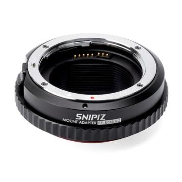 Imagem de SNIPIZ Adaptador de montagem de lente EF-EOS R2 EF/EF-S lente para montagem RF conversor de lente de foco automático compatível com lentes Canon EF/EF-S para câmeras EOS R, RP, R3, R5, R6, R6II, R7,