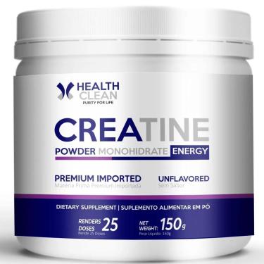 Imagem de CREATINE ENERGY 150 G - HEALTH CLEAN-Unissex