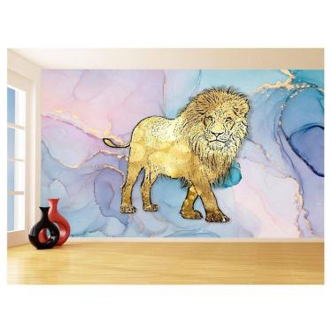 Imagem de Papel De Parede Animais Pop Art Leão Rei Selva 3,5M Pxa29
