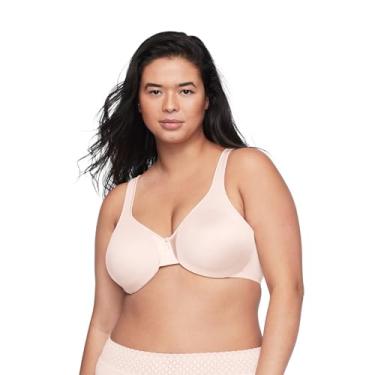 Imagem de Warner's Sutiã feminino plus size exclusivo acolchoado suporte e conforto com aro sem forro cobertura total 35002a, Água de rosas, 42DD