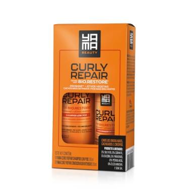 Imagem de Kit Yama Curly Repair Bio.Restore, Shampoo Low Poo 280ml, Condicionador Intensivo 200ml