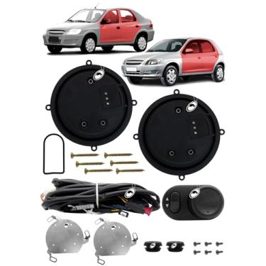 Imagem de Kit Retrovisor Elétrico Simples Tragial Celta G2 e Prisma 2006 em Diante 2 ou 4 Portas