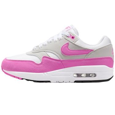 Imagem de Nike Tênis feminino Air Max 1, Branco Neutro Cinza Preto Brincalhão Rosa, 35