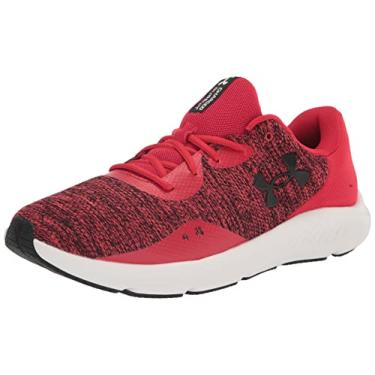 Imagem de Under Armour Tênis de corrida masculino Charged Pursuit 3 Twist, (600) Vermelho/Vermelho/Preto, 9.5