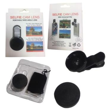 Imagem de Acessórios Lente Smartphones Wide Olho De Peixe grande universal com c