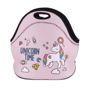 Imagem de Bolsa Térmica em NEOPRENE com alça Estampada Unicornio