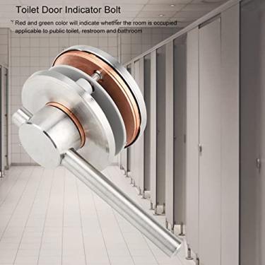 Imagem de Fechadura de Banheiro Ocupada Vaga, Fechadura de Porta de Banheiro Com Indicador de Vago Engajado, Porta de Privacidade de Banheiro, Parafuso Giratório, Sinal Ocupado de Hardware