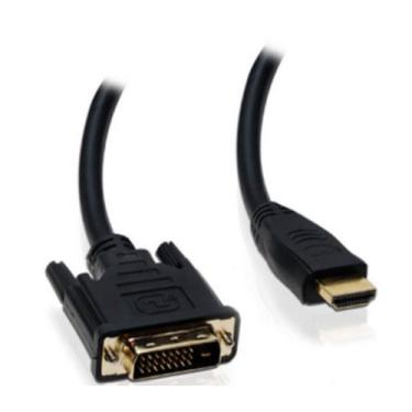 Imagem de Cabo dvi macho x hdmi macho 1,8m: Instalação simples - A.R Variedades 