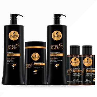 Imagem de Haskell Kit Cavalo Forte Shp/cond/másc 1kg + 2 Complexos Fortalecedor 